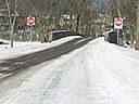 Leaving Vilas Park over stone bridge